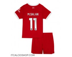 Liverpool Mohamed Salah #11 Prima Maglia Bambino 2023-24 Manica Corta (+ Pantaloni corti)